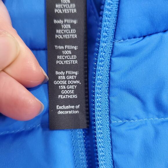 Lululemon Vest Womens Small Blue Down For It All Primaloft Goose Down Running - Picture 4 of 10